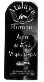 ATALAYA ROMANA ACEITE DE OLIVA VIRGEN EXTRA