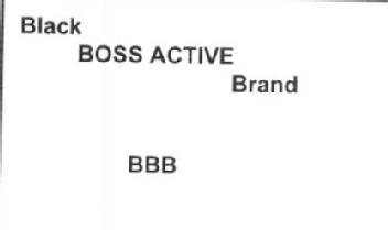 BLACK BOSS ACTIVE BRAND BBB