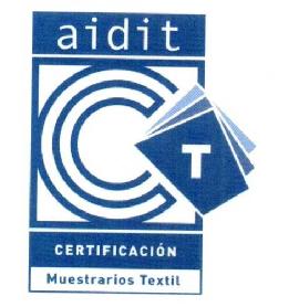 AIDIT CERTIFICACION MUESTRARIOS TEXTIL