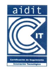 AIDIT CIT CERTIFICACION DE SEGUIMIENTO