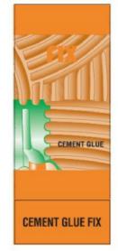 FIX CEMENT GLUE CEMENT CLUE FIX
