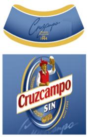 CRUZCAMPO MAESTROS CERVECEROS DESDE 1904 - CRUZCAMPO SIN - DESDE 1904- CRUZCAMPO
