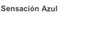 SENSACION AZUL