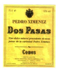 PEDRO XIMENEZ DOS PASAS COBOS