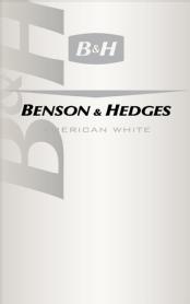 BENSON & HEDGES AMERICAN WHITE B&H