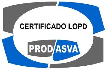 CERTIFICADO LOPD PRODASVA