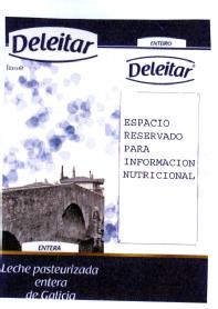 DELEITAR DELEITAR LECHE PASTEURIZADA ENTERA DE GALICIA