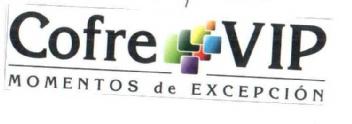 COFRE VIP MOMENTOS DE EXCEPCION