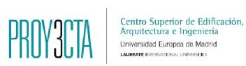 PROY3CTA CENTRO SUPERIOR DE EDIFICACION, ARQUITECTURA E INGENIERIA UNIVERSIDAD EUROPEA DE MADRID LAUREATE INTERNATIONAL UNIVERSITES