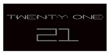 TWENTY ONE 21