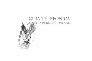 GUIA TELEFONICA DE SAYRA PUBLICACIONES.NET