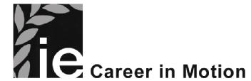 IE CAREER IN MOTION