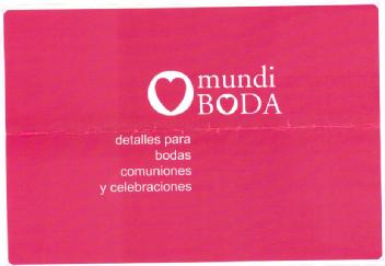 MUNDIBODA DETALLES PARA BODAS COMUNIONES Y CELEBRACIONES