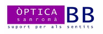 OPTICA SANROMA BB SUPORT PER ALS SENTITS