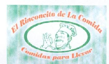 EL RINCONCITO DE LA COMIDA COMIDAS PARA LLEVAR