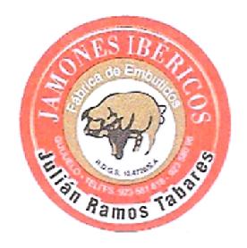JAMONES IBERICOS JULIAN RAMOS TABARES FABRICA DE EMBUTIDOS