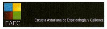 EAEC ESCUELA ASTURIANA DE ESPELEOLOGIA Y CAÑONES