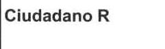CIUDADANO R