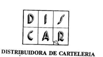 DISCAR DISTRIBUIDORA DE CARTELERIA