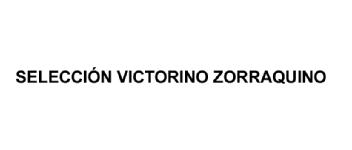 SELECCION VICTORINO ZORRAQUINO