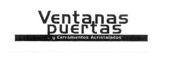 VENTANAS PUERTAS Y CERRAMIENTOS ACRISTALADOS