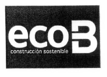 ECO B CONSTRUCCION SOSTENIBLE