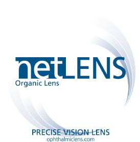 NETLENS ORGANIC LENS PRECISE VISION LENS OPHTHALMICLENS.COM