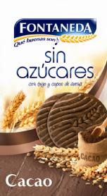 FONTANEDA QUE BUENAS SON SIN AZUCARES CON TRIGO Y COPOS DE AVENA CACAO