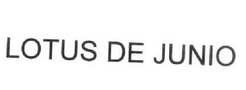 LOTUS DE JUNIO