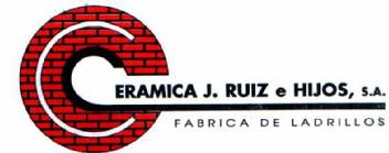 CERAMICA J. RUIZ E HIJOS, S.A. FABRICA DE LADRILLOS
