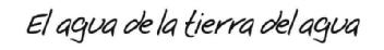 EL AGUA DE LA TIERRA DEL AGUA