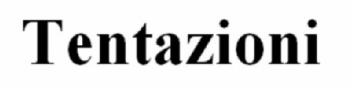 TENTAZIONI
