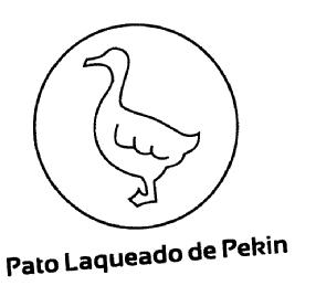 PATO LAQUEADO DE PEKIN