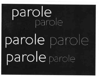 PAROLE PAROLE PAROLE