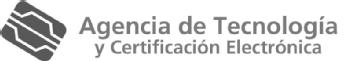 AGENCIA DE TECNOLOGIA Y CERTIFICACION ELECTRONICA