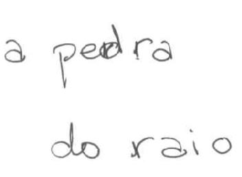 A PEDRA DO RAIO