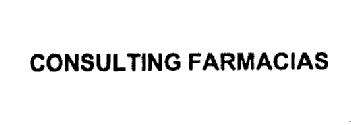 CONSULTING FARMACIAS