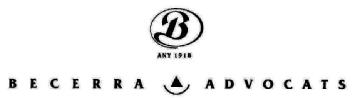 B ANY 1918 BECERRA ADVOCATS
