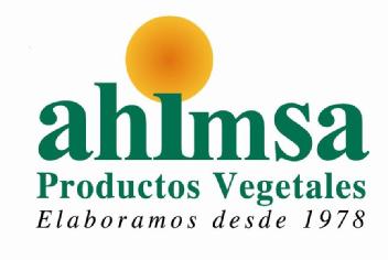 AHIMSA PRODUCTOS VEGETALES ELABORAMOS DESDE 1978