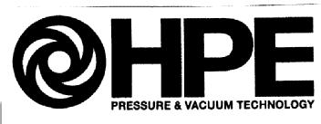 HPE PRESSURE & VACUUM TECHNOLOGY