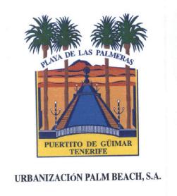 PLAYA DE LAS PALMERAS PUERTITO DE GUIMAR TENERIFE URBANIZACION PALM BEACH, S.A