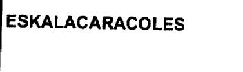 ESKALACARACOLES
