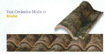 TEJA CERAMICA MIXTA 11 RIAÑO