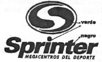 S SPRINTER MEGACENTROS DEL DEPORTE