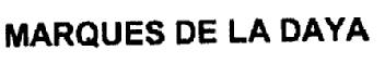 MARQUES DE LA DAYA