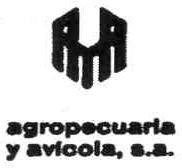 AGROPECUARIA Y AVICOLA, S.A