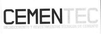 CEMENTEC MICROCEMENTO Y REVESTIMIENTOS TECNICOS DE CEMENTO