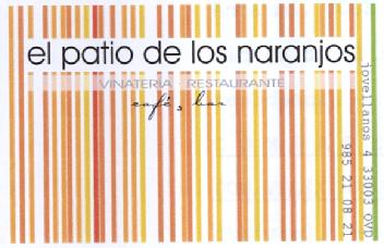 EL PATIO DE LOS NARANJOS VINATERIA - RESTAURANTE CAFE BAR