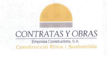 CONTRATAS Y OBRAS EMPRESA CONSTRUCTORA, S.A. CONSTRUCCIO ETICA I SOSTENIBLE