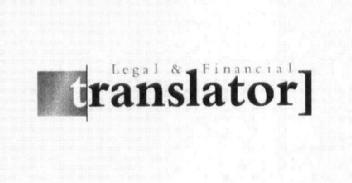 LEGAL & FINANCIAL TRANSLATOR